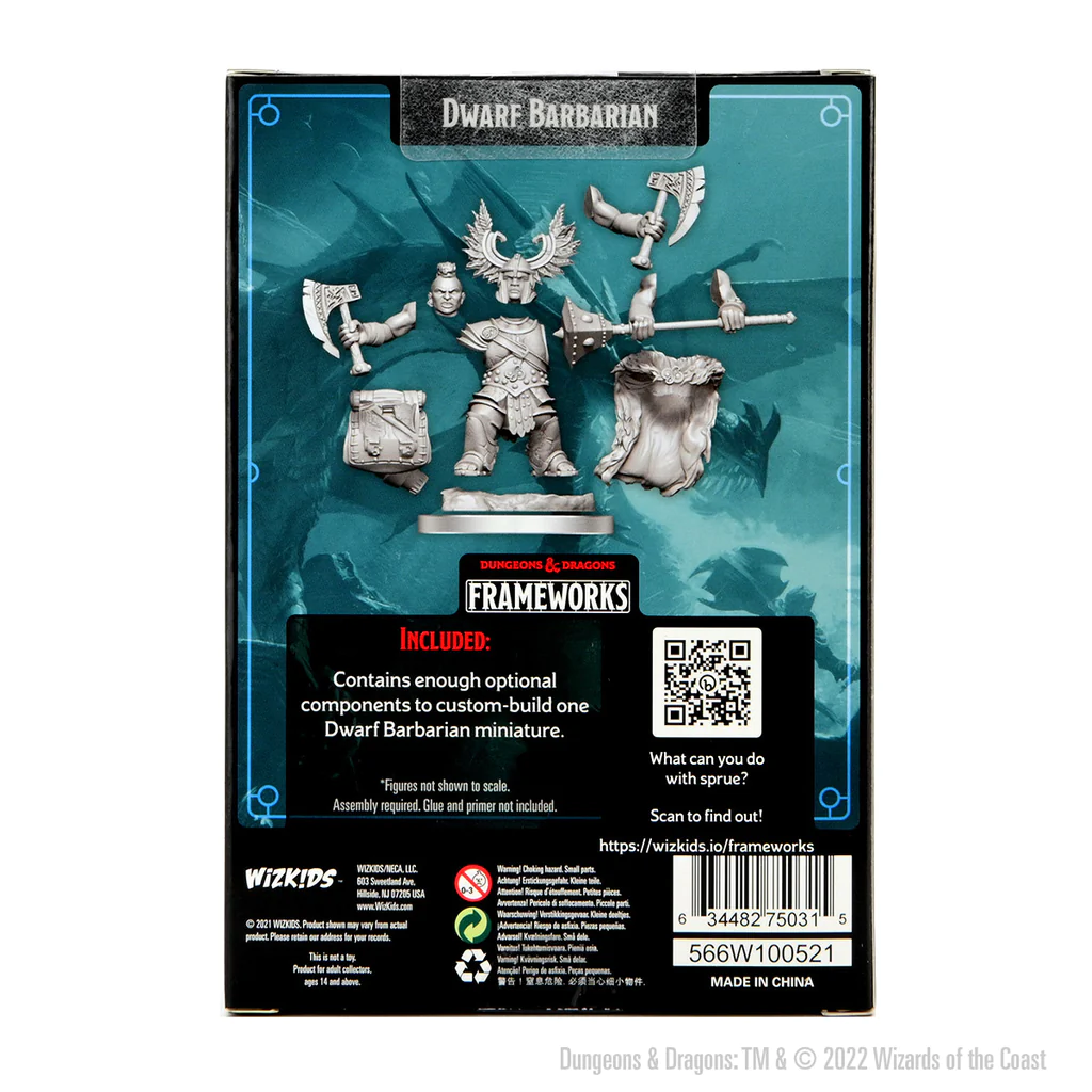 Nolzur's Marvelous Miniatures: Human Barbarian Male