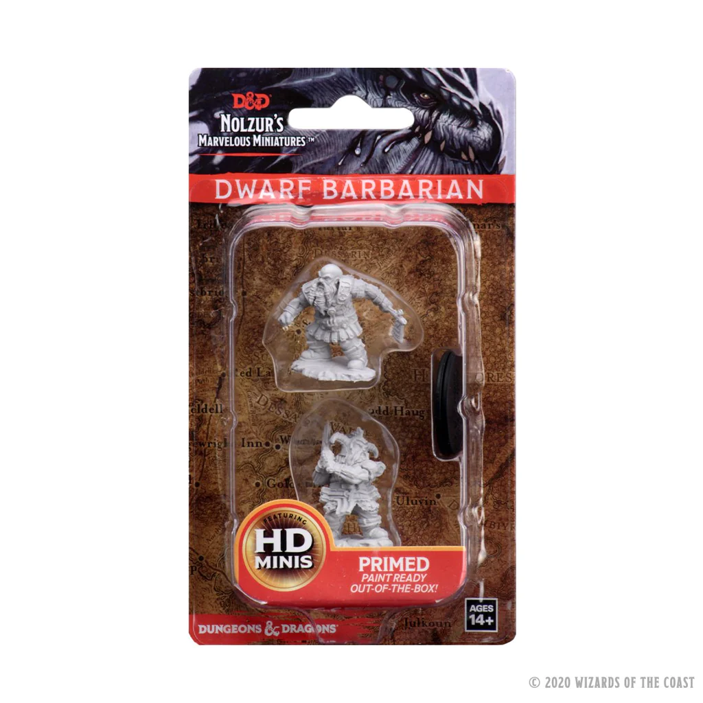 Nolzur's Marvelous Miniatures: Human Barbarian Male