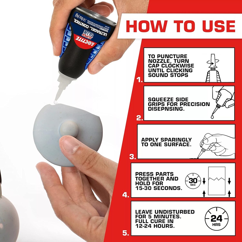 Loctite Super Glue Extra Time Control