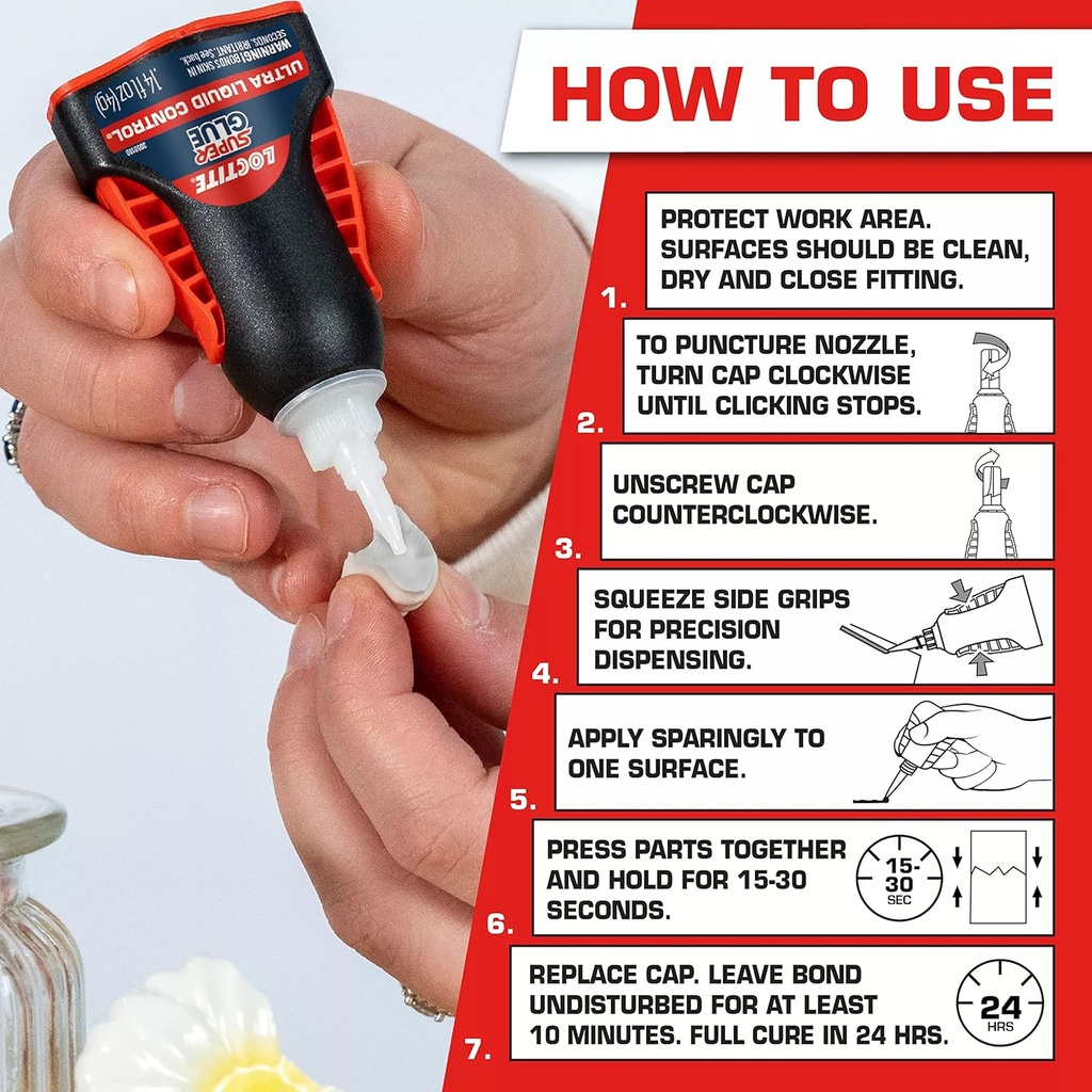 Loctite Super Glue Extra Time Control