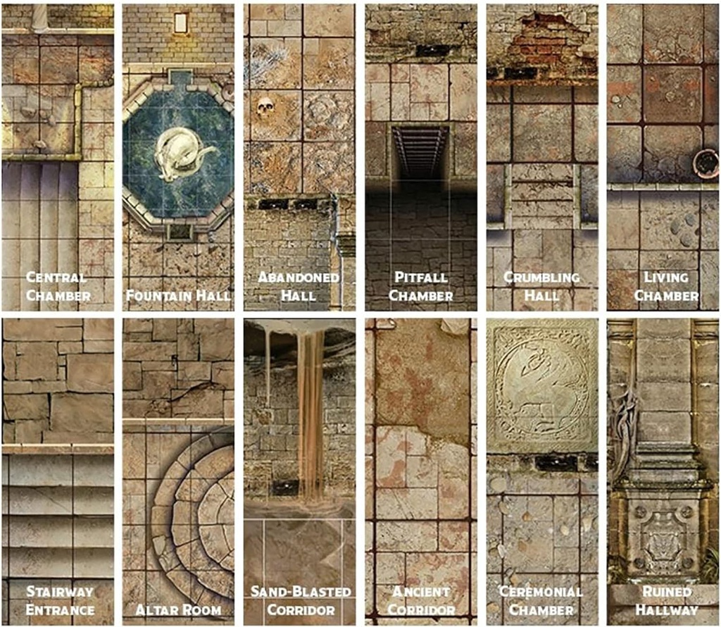 Gale Force Nine GF9TFD02 Tenfold Dungeon: Dungeons & Sewers