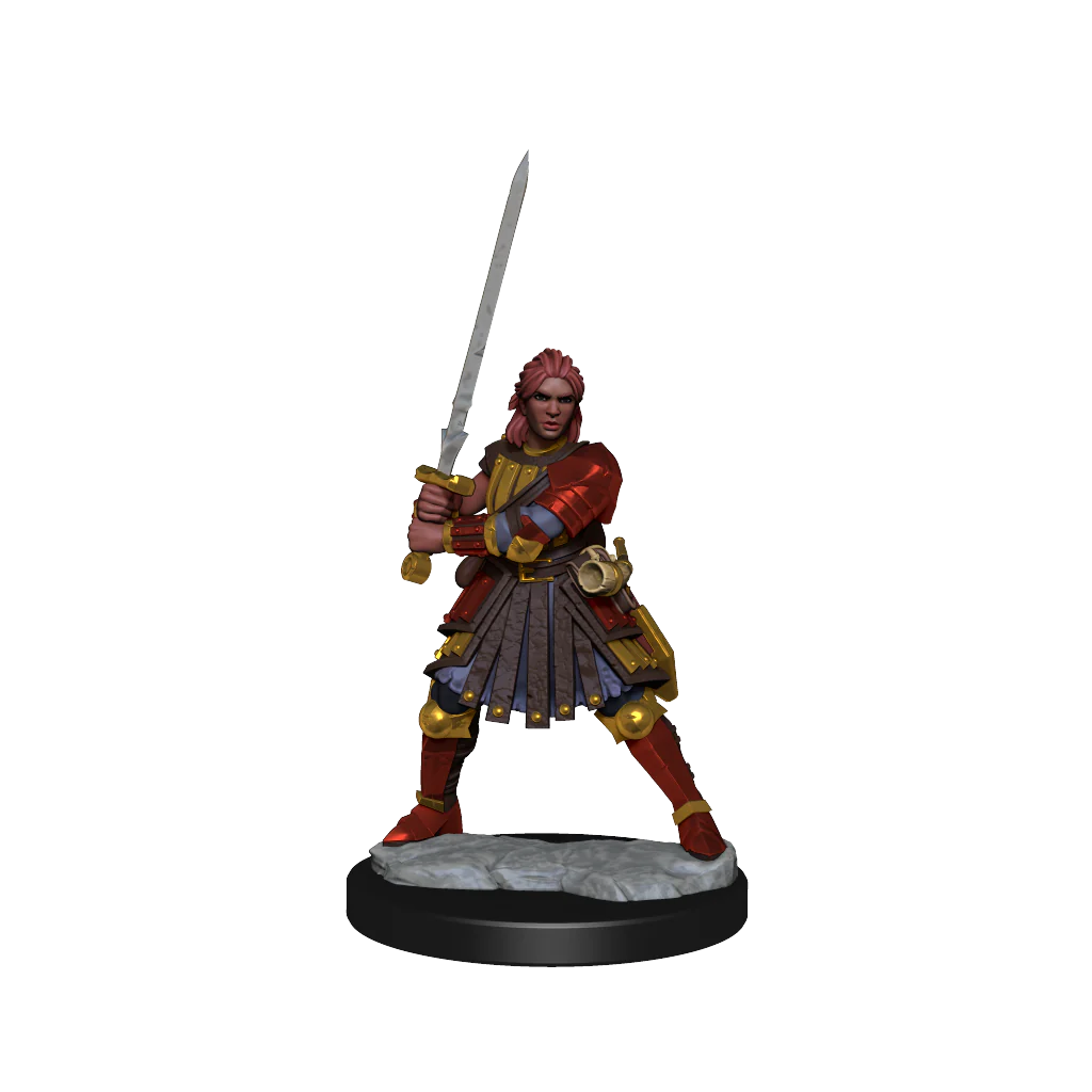 D&D Frameworks: Human Fighter Female