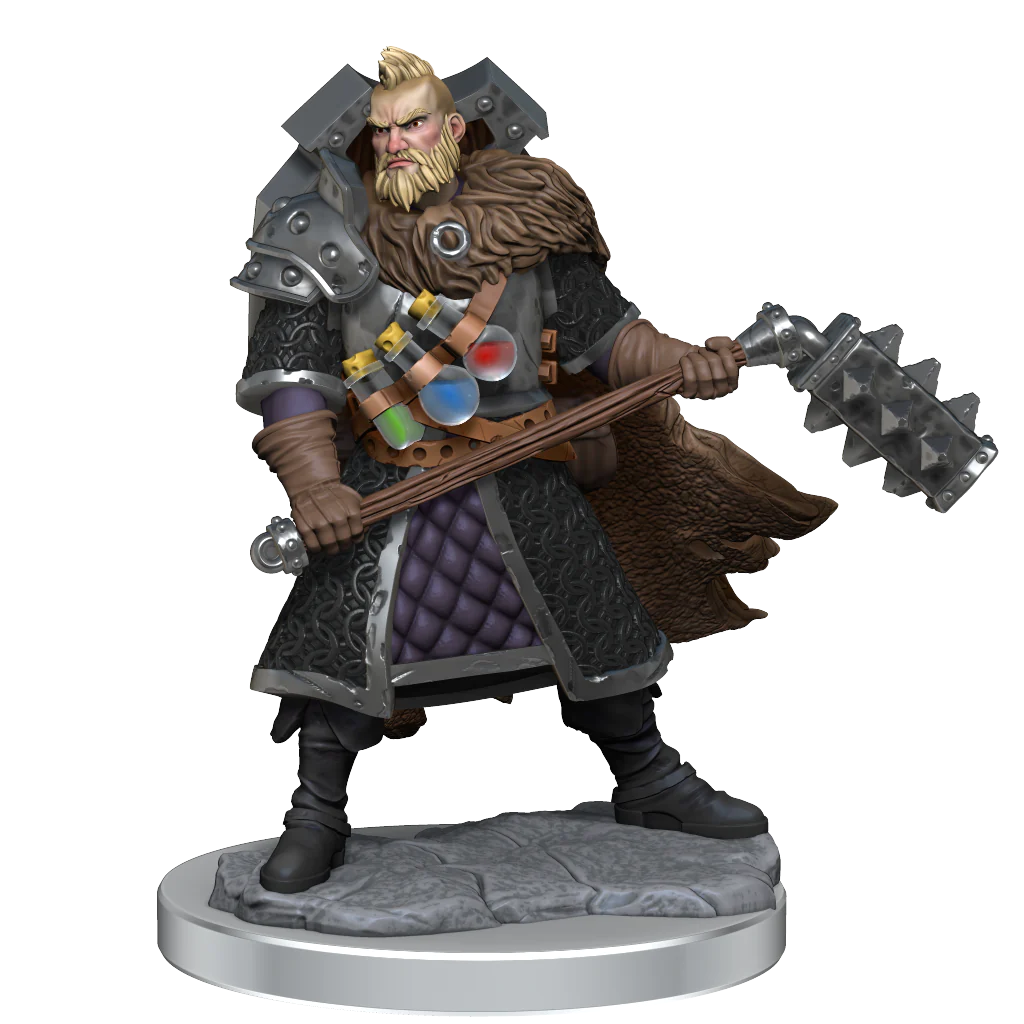 D&D Frameworks: Human Fighter Male