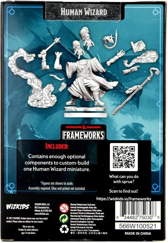 D&D Frameworks: Human Wizard Male