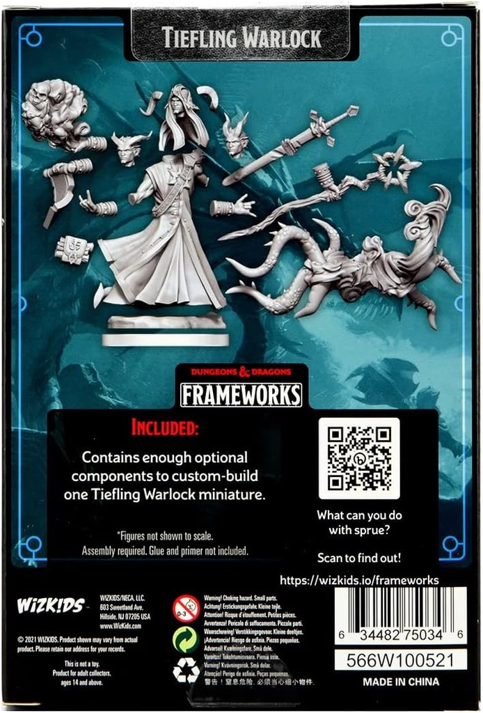 D&D Frameworks: Tiefling Warlock Male