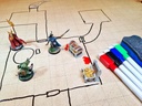 Docotr Frikistein Dungeon Grid Game Mat