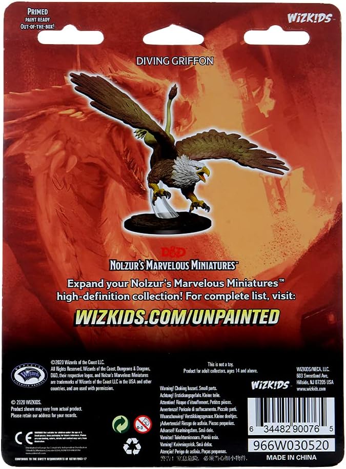 D&D Nolzur's Marvelous Miniatures: Diving Griffon