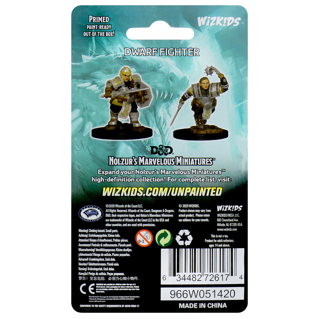 D&D Nolzur's Marvelous Miniatures: Dwarf Fighter Female