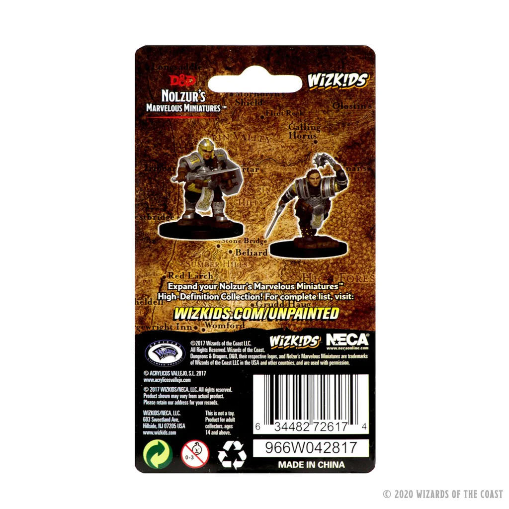 D&D Nolzur's Marvelous Miniatures: Dwarf Fighter Female