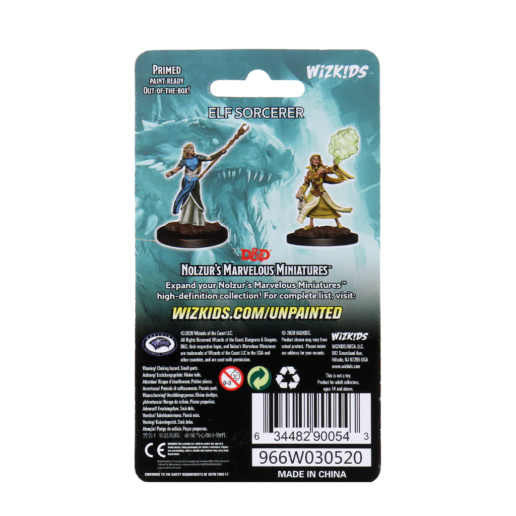 D&D Nolzur's Marvelous Miniatures: Elf Sorcerer Female