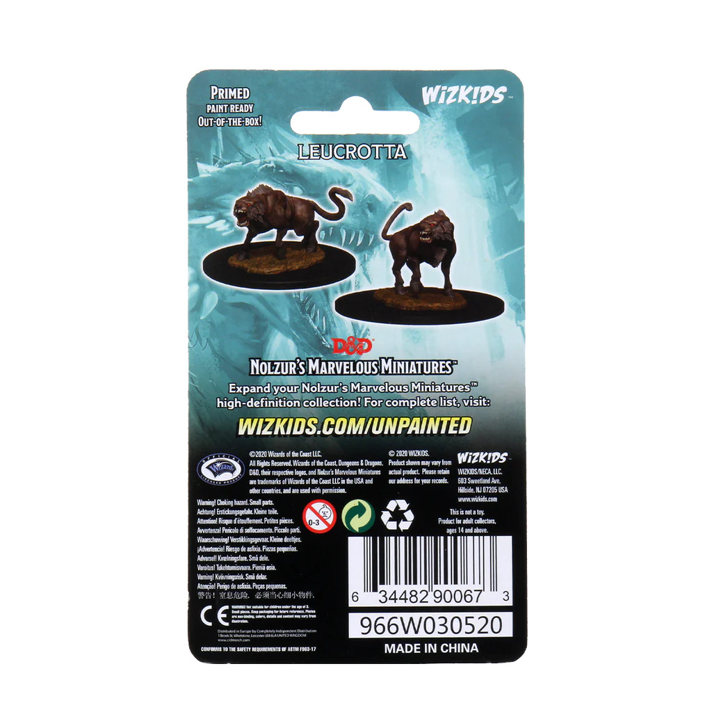 D&D Nolzur's Marvelous Miniatures: Leucrotta