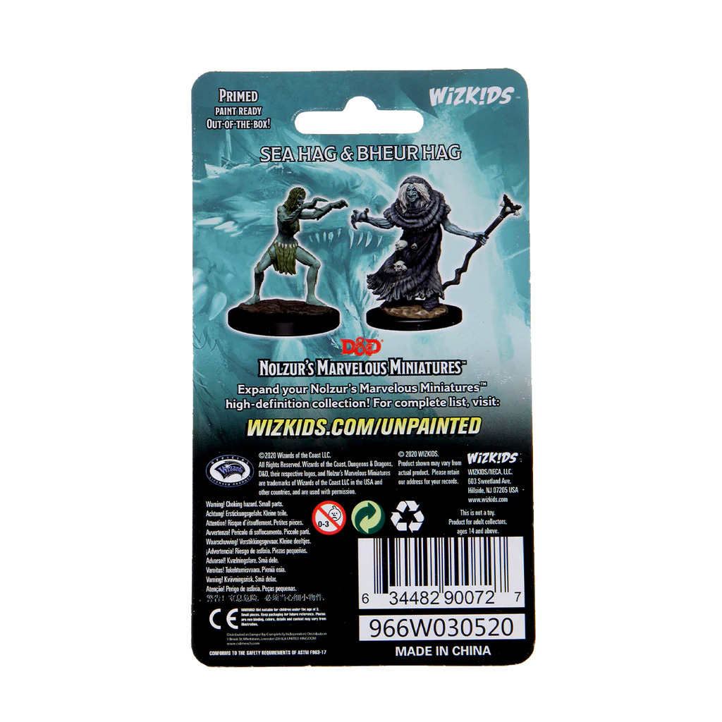 D&D Nolzur's Marvelous Miniatures: Sea Hag & Bheur Hag