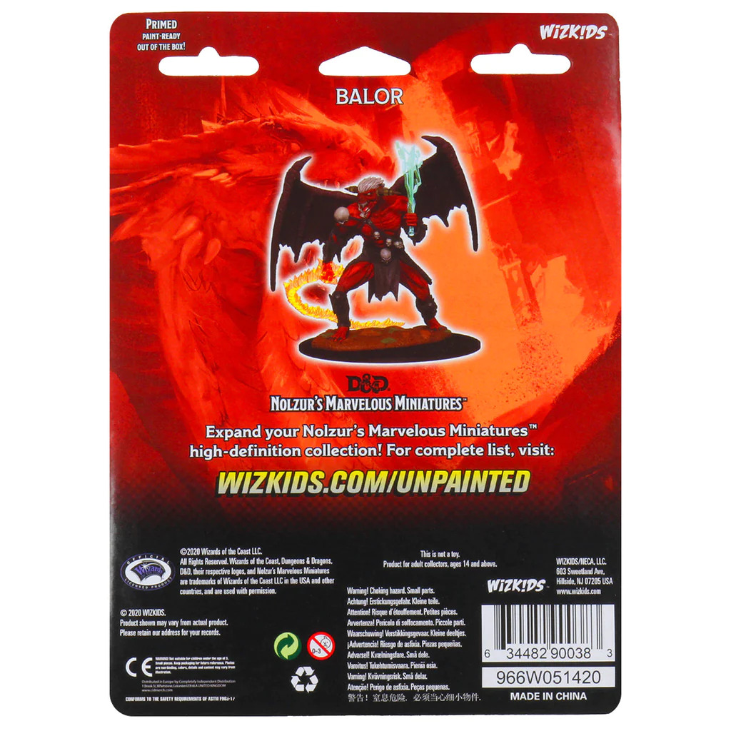 D&D Nolzur’s Marvelous Miniatures: Balor 