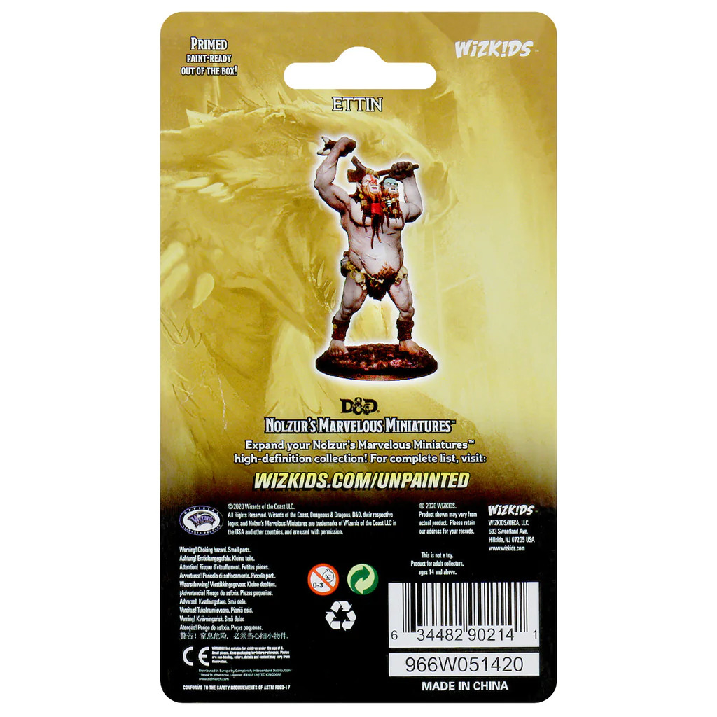 D&D Nolzur’s Marvelous Miniatures: Ettin