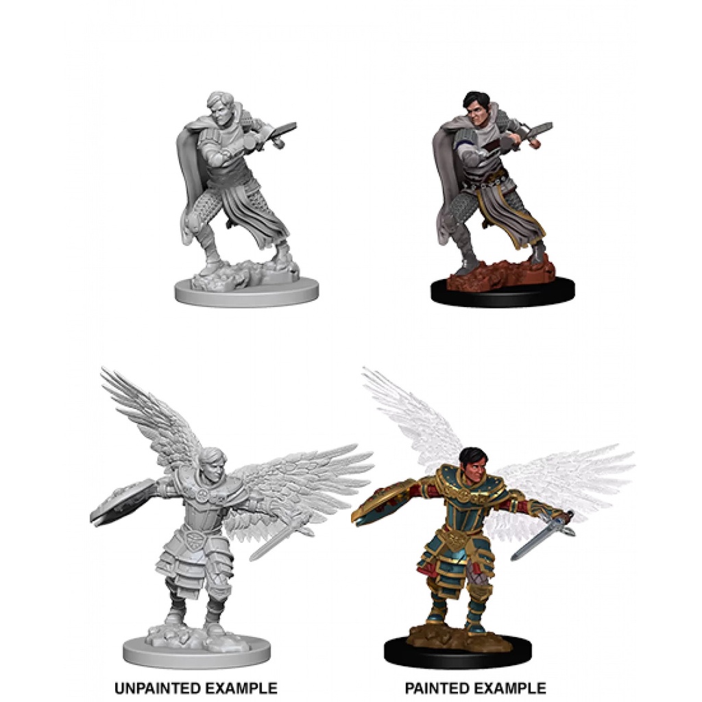 D&D Nolzur’s Marvelous Miniatures: Male Aasimar Fighter 