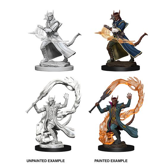 D&D Nolzur’s Marvelous Miniatures: Tiefling Male Sorcerer