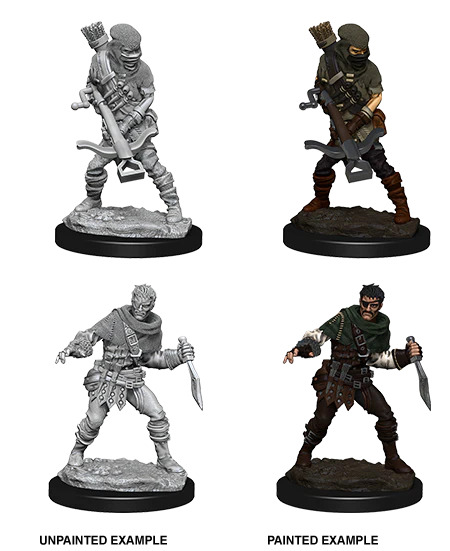 WizKids Deep Cuts Unpainted Miniatures: Bandits