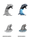 WizKids Deep Cuts Unpainted Miniatures: Dolphins