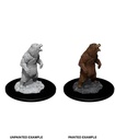 WizKids Deep Cuts Unpainted Miniatures: Grizzly