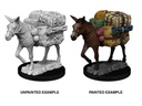 WizKids Deep Cuts Unpainted Miniatures: Pack Mule
