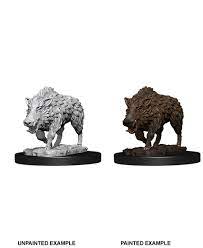 WizKids Deep Cuts Unpainted Miniatures: Wild Boar