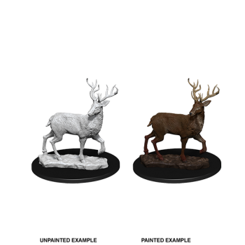WizKids Deep Cuts Unpainted Miniatures: Stag