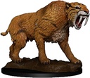 WizKids Deep Cuts Unpainted Miniatures: Saber-Toothed Tiger