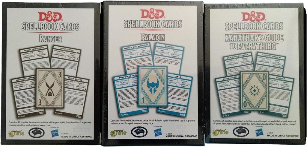 Dungeons and Dragons Spellbook Cards Bundle (945 Cards)