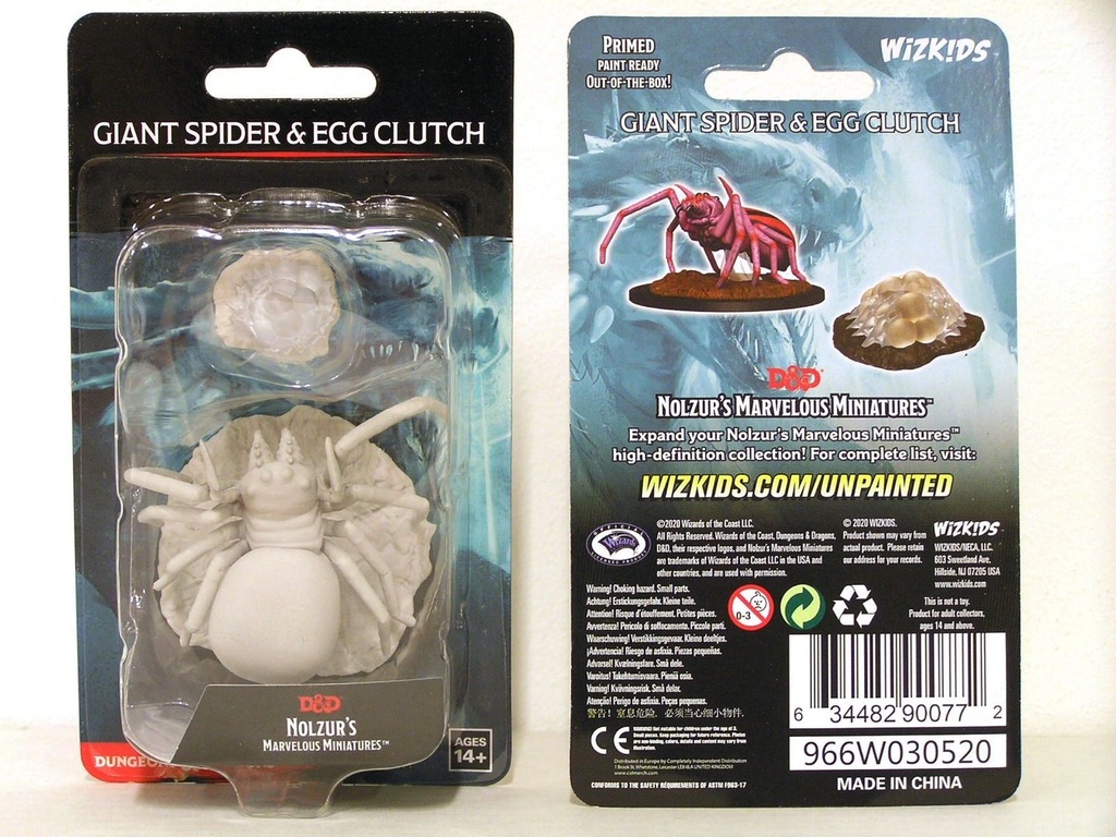 D&D Nolzur's Marvelous Miniatures: Giant Spider & Egg Clutch