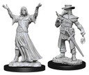 WizKids Deep Cuts Unpainted Miniatures: Plague Doctor & Cultist