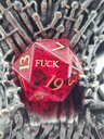 World of Dice: Glass Dice Critrack Red Special Edition
