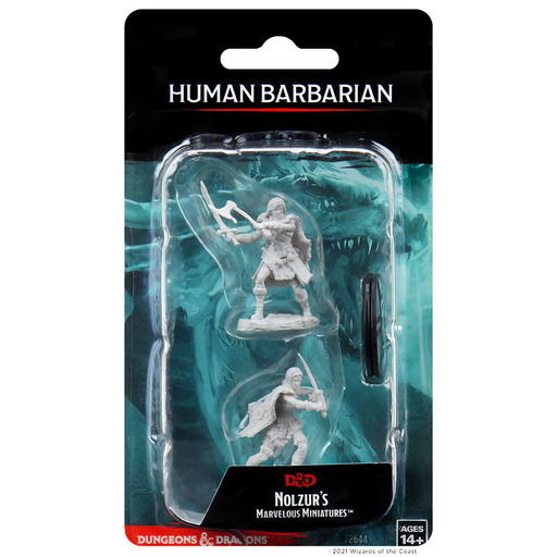D&D Nolzur's Marvelous Miniatures: Human Barbarian Female 1