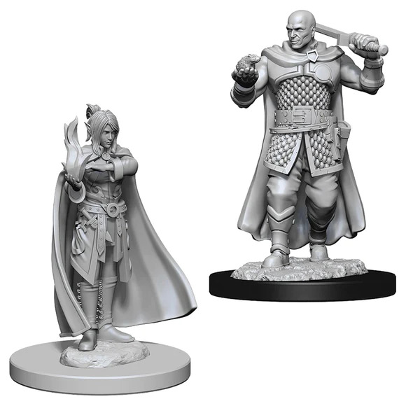 [73675] D&D Nolzur’s Marvelous Miniatures: Human Ranger & Moon Elf Sorcerer