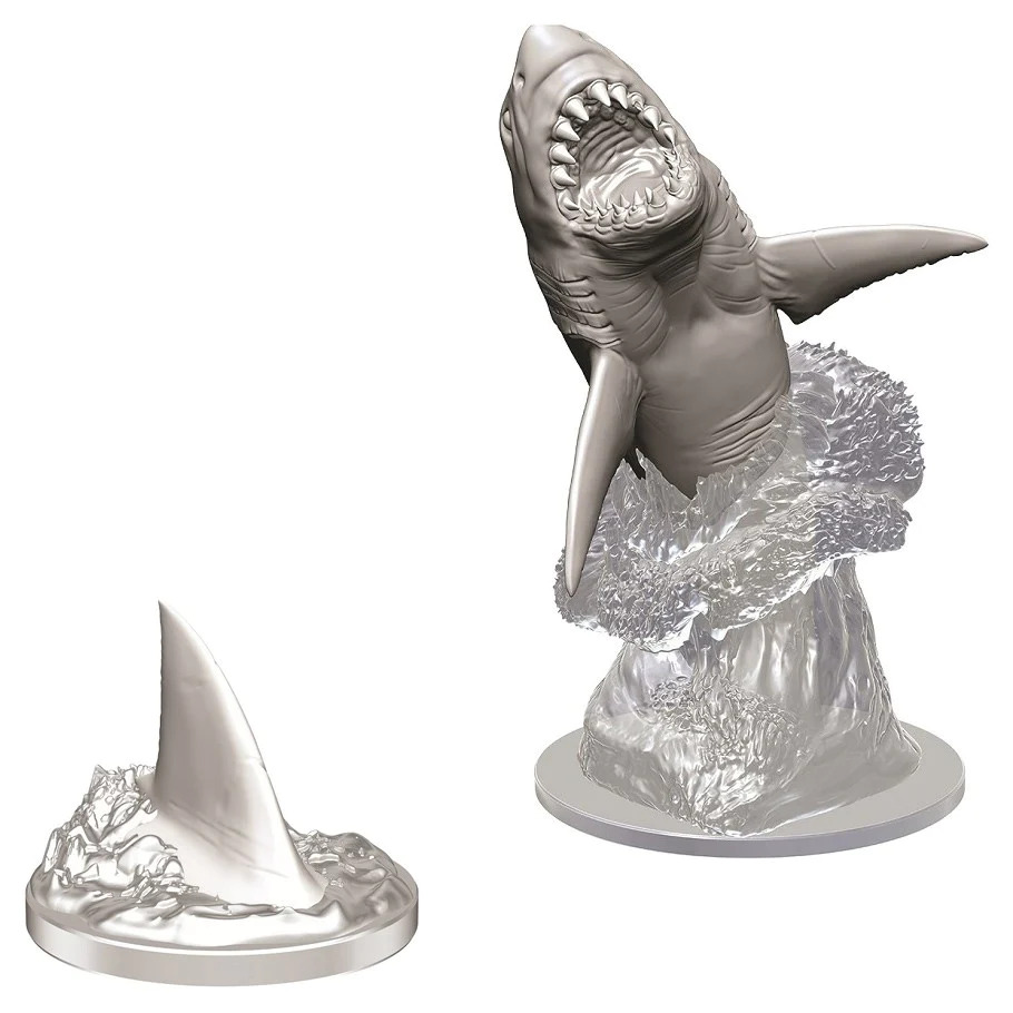 [73729] WizKids Deep Cuts Unpainted Miniatures: Shark
