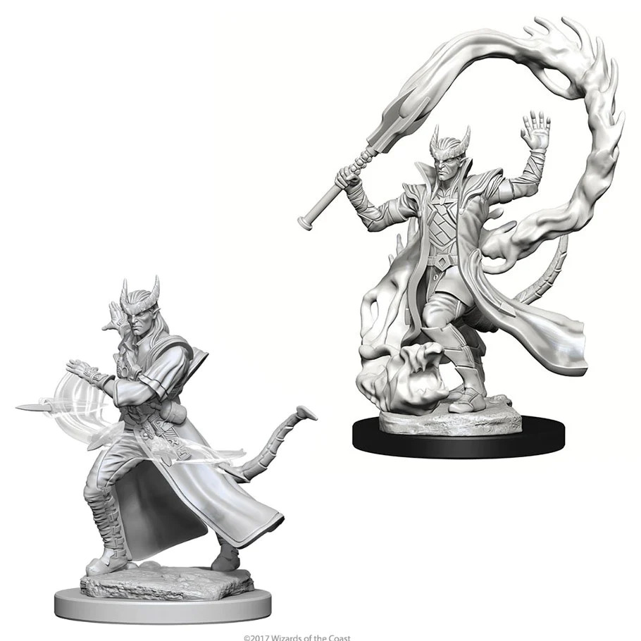 [73201] D&D Nolzur’s Marvelous Miniatures: Tiefling Male Sorcerer