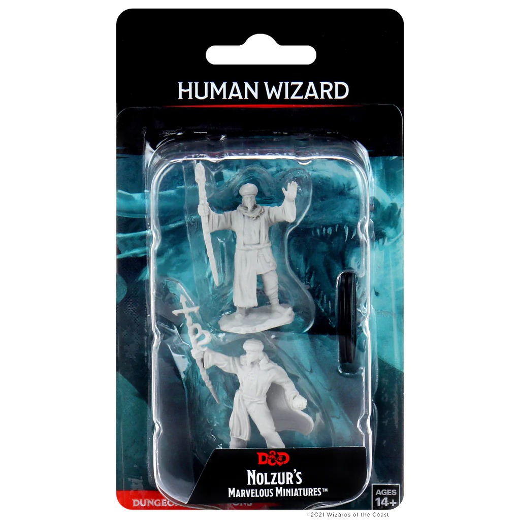 [90137] D&D Nolzur's Marvelous Miniatures: Human Wizard Male