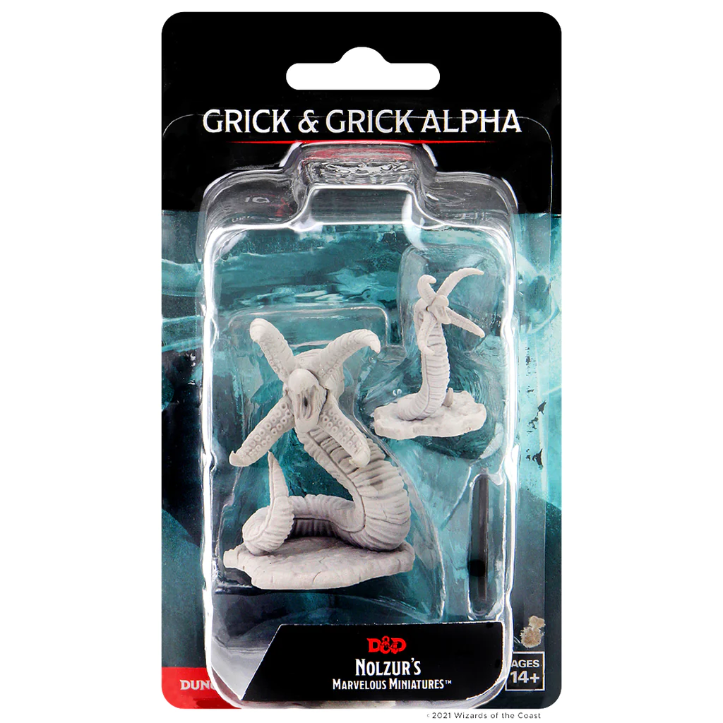 [90068] D&D Nolzur's Marvelous Miniatures: Grick & Grick Alpha