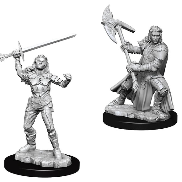 [73542] D&D Nolzur’s Marvelous Miniatures: Female Half-Orc Fighter