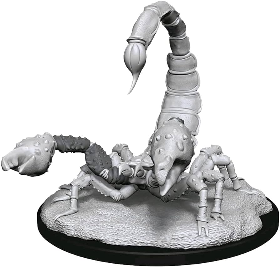 [90176] WizKids Deep Cuts Unpainted Miniatures: Giant Scorpion