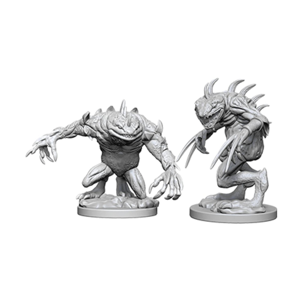 [73353] D&D Nolzur’s Marvelous Miniatures: Grey Slaad & Death Slaad