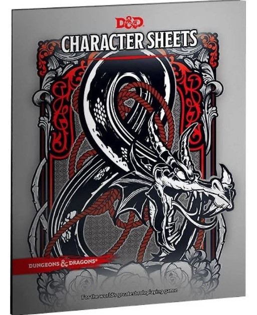 Dungeons & Dragons Character Sheets (24 piece set)