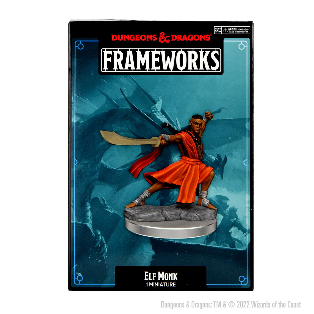[75027] D&D Frameworks: Elf Monk Male