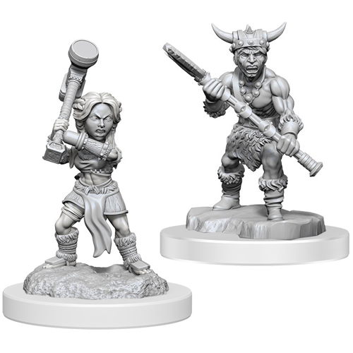 [90412] D&D Nolzur's Marvelous Miniatures: Halfling Barbarians
