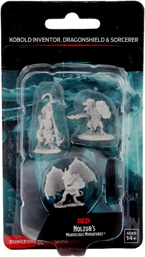 [90064] D&D Nolzur's Marvelous Miniatures: Kobold Inventor, Dragonshield & Sorcerer