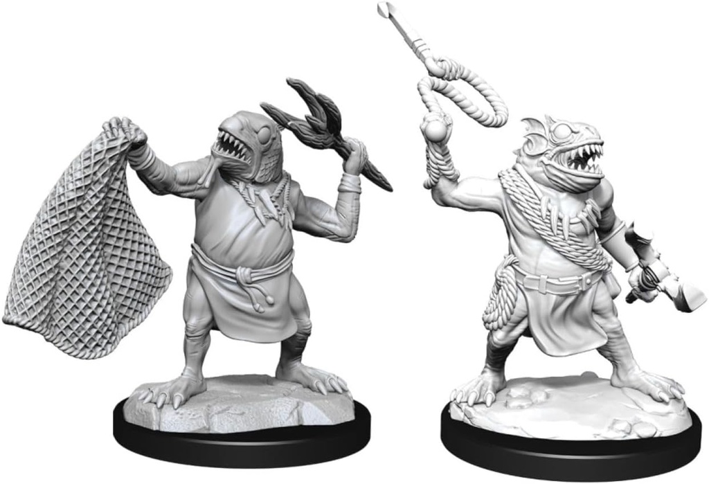 [90246] D&D Nolzur's Marvelous Miniatures: Kuo-Toa & Kuo-Toa Whip