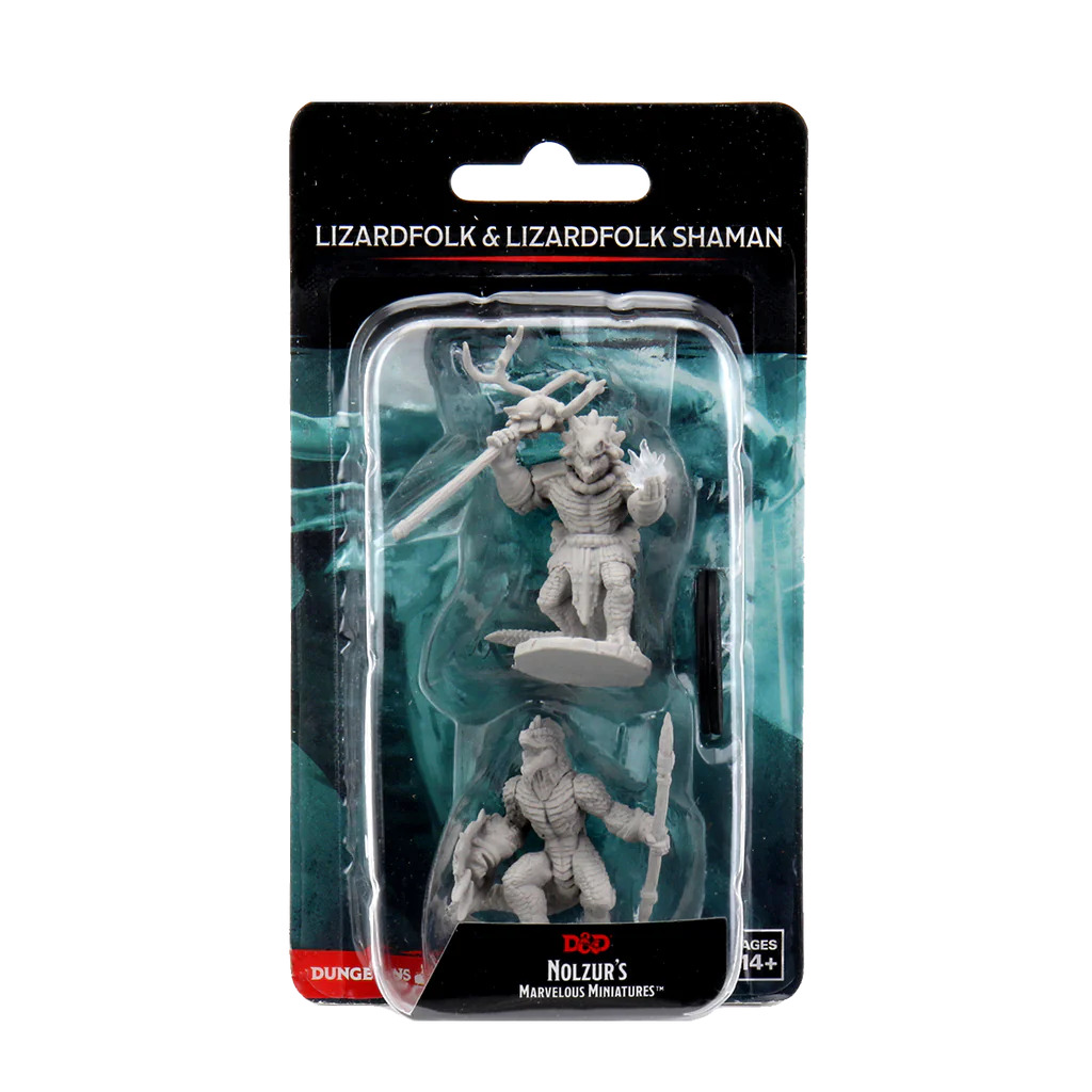 [90074] D&D Nolzur's Marvelous Miniatures: Lizardfolk & Lizardfolk Shaman