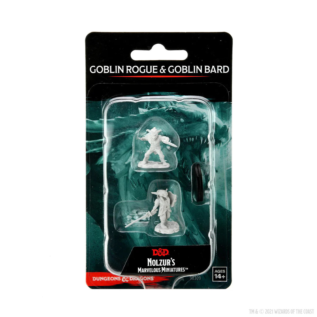 [90309] D&D Nolzur's Marvelous Miniatures: Male Goblin Rogue & Female Goblin Bard