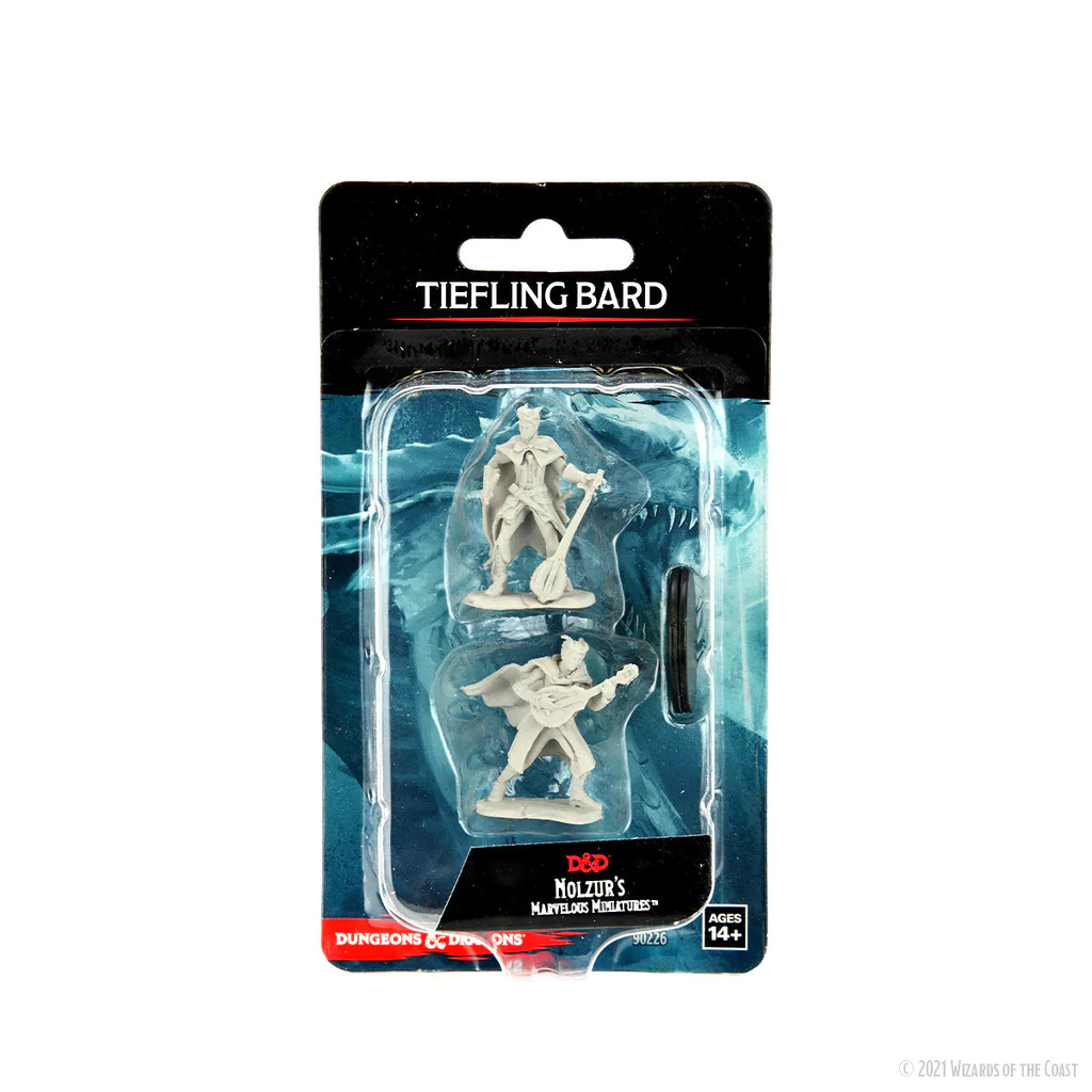 [90226] D&D Nolzur's Marvelous Miniatures: Tiefling Bard Female