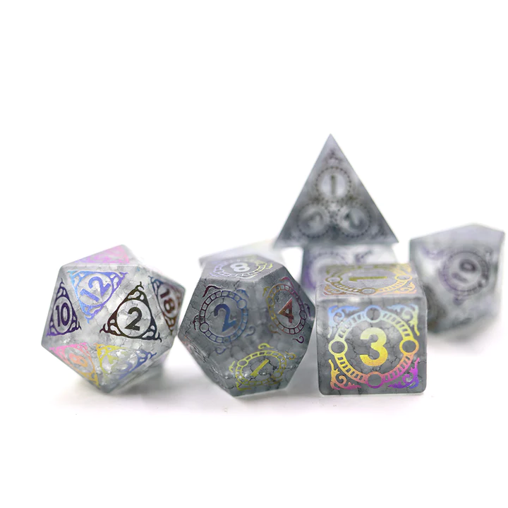 World of Dice: Rainbow-Fire Ornament Series