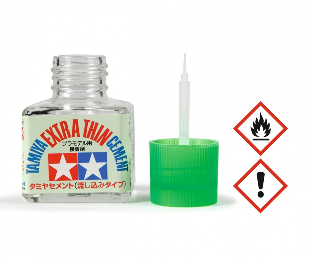 Tamiya Extra Thin Cement w/Brush for plastic models